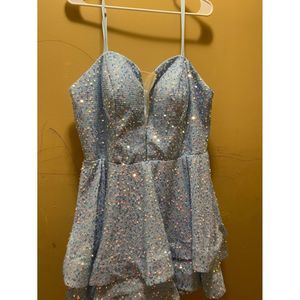 Blue  Size 16 Ball gown dress